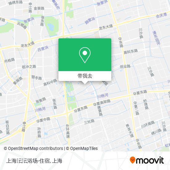上海沄沄浴场-住宿地图