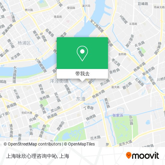 上海咏欣心理咨询中吣地图