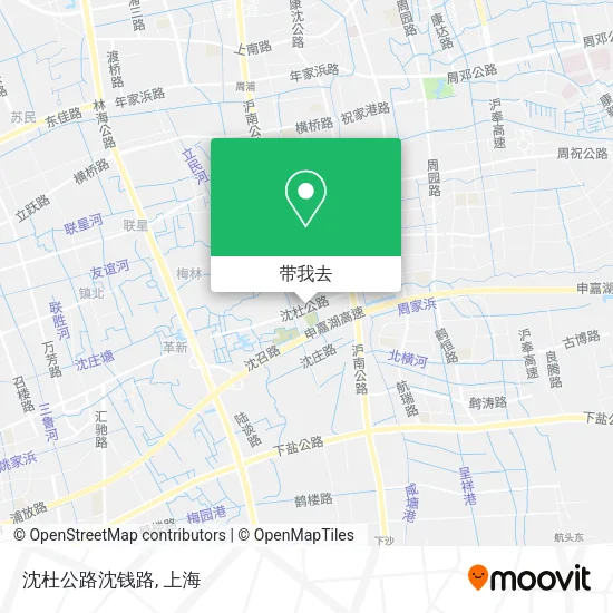 沈杜公路沈钱路地图