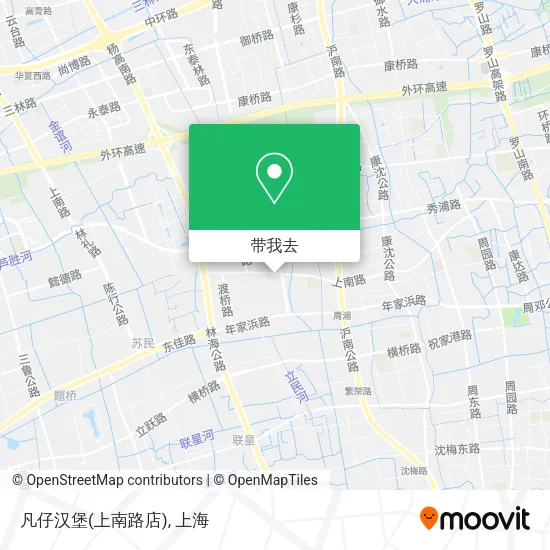 凡仔汉堡(上南路店)地图