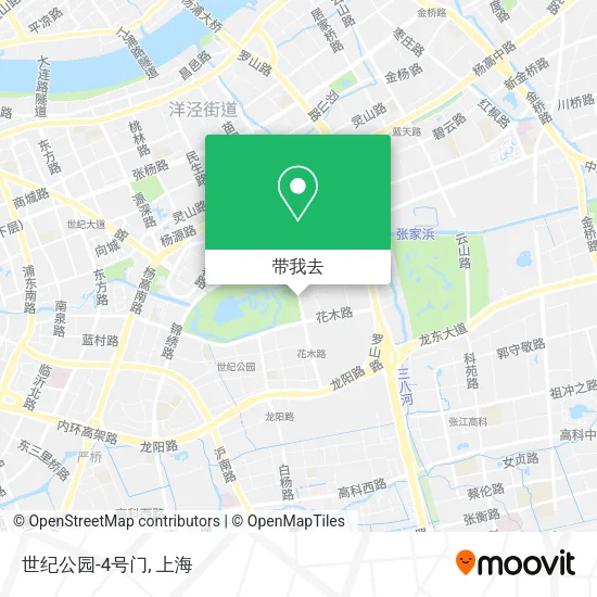 世纪公园-4号门地图