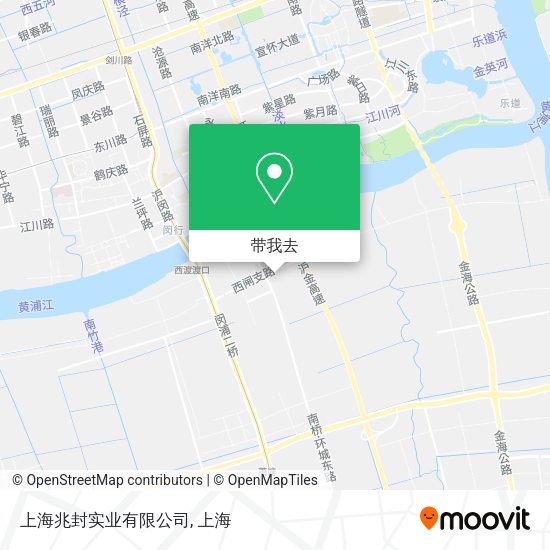 上海兆封实业有限公司地图