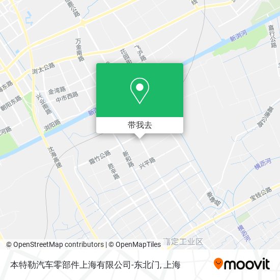 本特勒汽车零部件上海有限公司-东北门地图
