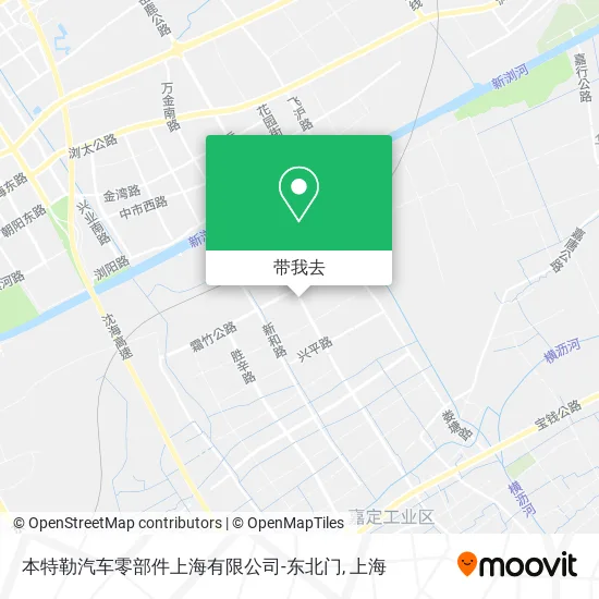 本特勒汽车零部件上海有限公司-东北门地图