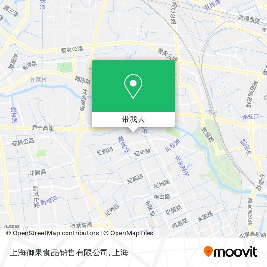 上海御果食品销售有限公司地图