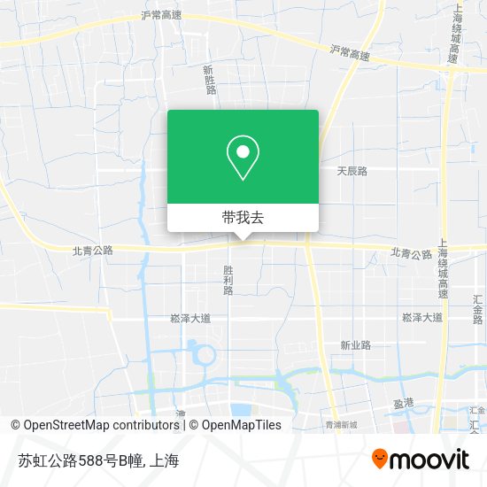 苏虹公路588号B幢地图