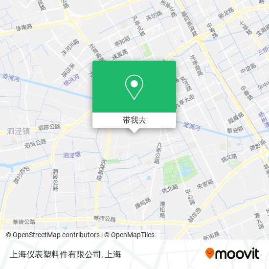 上海仪表塑料件有限公司地图