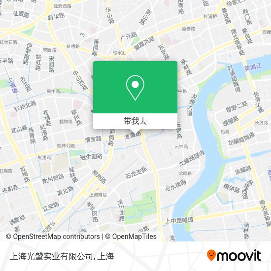 上海光肈实业有限公司地图