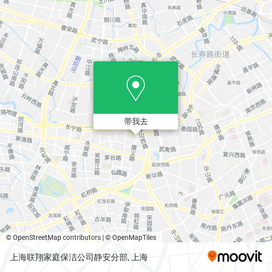 上海联翔家庭保洁公司静安分部地图