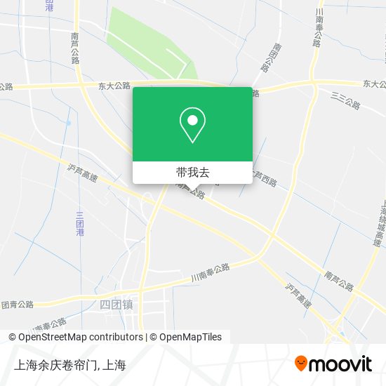 上海余庆卷帘门地图