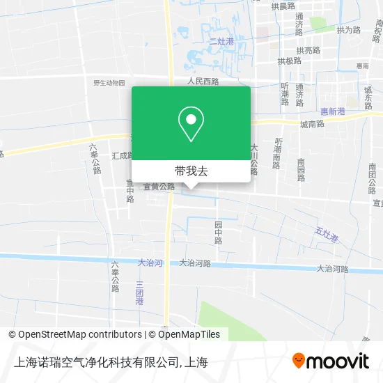 上海诺瑞空气净化科技有限公司地图