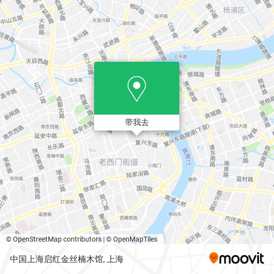 中国上海启红金丝楠木馆地图