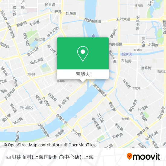 西贝莜面村(上海国际时尚中心店)地图