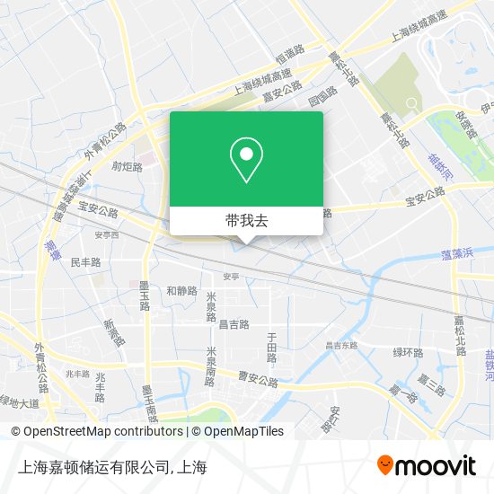 上海嘉顿储运有限公司地图