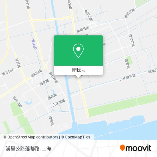 浦星公路莲都路地图