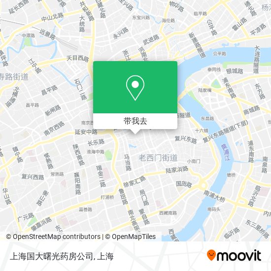 上海国大曙光药房公司地图