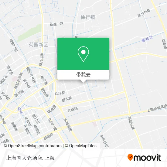 上海国大仓场店地图