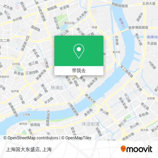上海国大东盛店地图