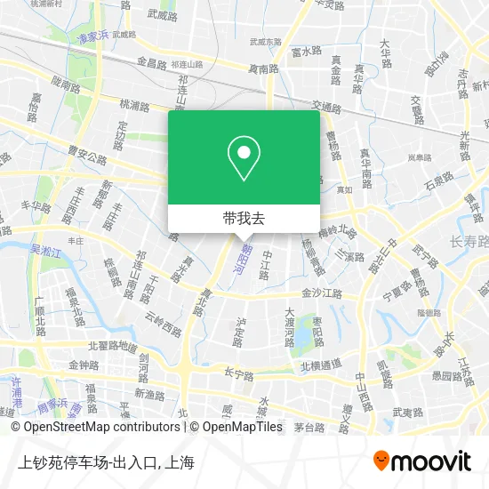 上钞苑停车场-出入口地图