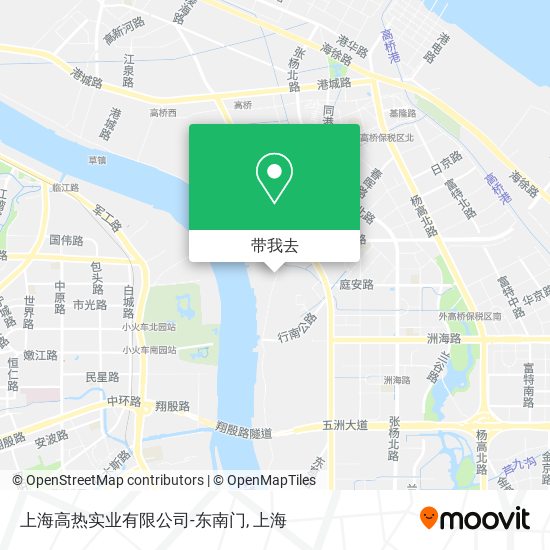 上海高热实业有限公司-东南门地图