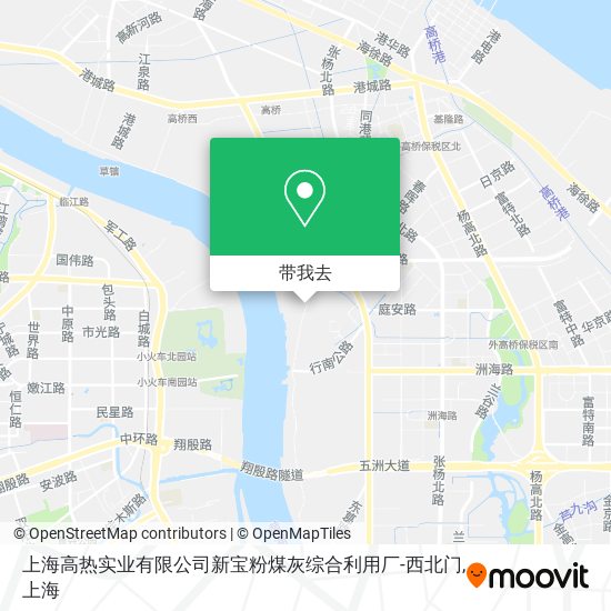 上海高热实业有限公司新宝粉煤灰综合利用厂-西北门地图