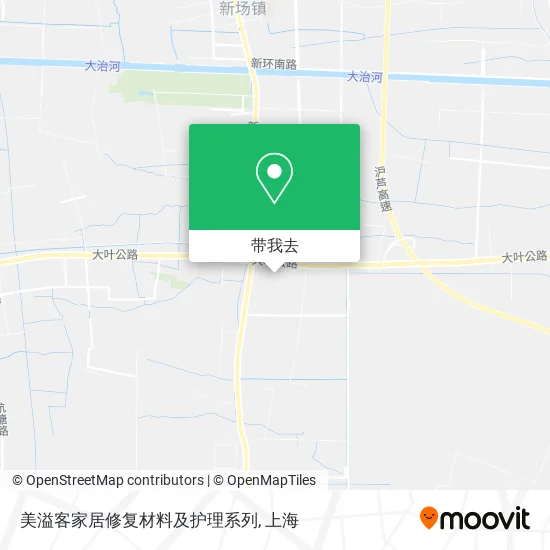 美溢客家居修复材料及护理系列地图