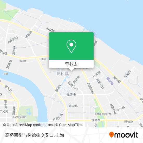 高桥西街与树德街交叉口地图