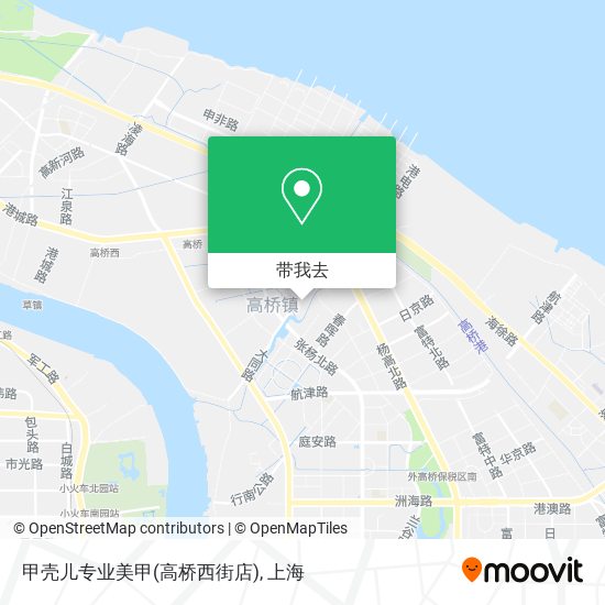 甲壳儿专业美甲(高桥西街店)地图