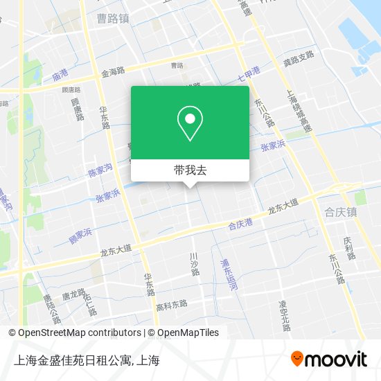 上海金盛佳苑日租公寓地图