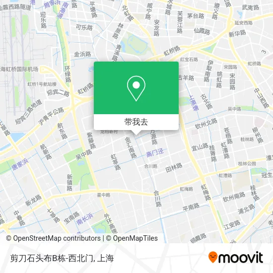 剪刀石头布B栋-西北门地图