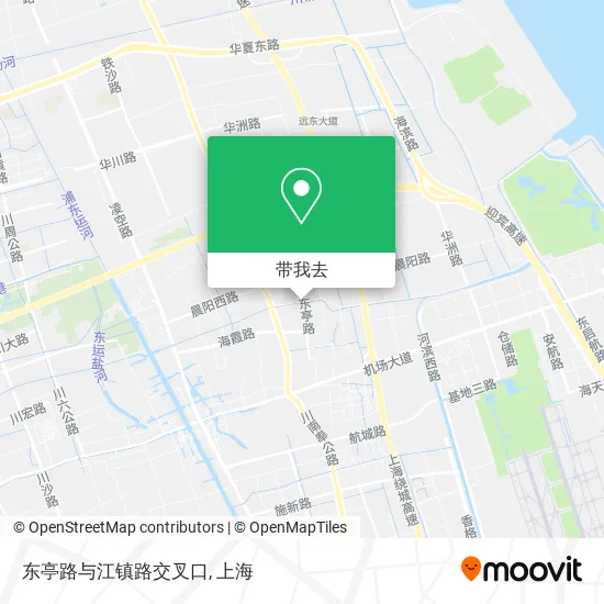 东亭路与江镇路交叉口地图