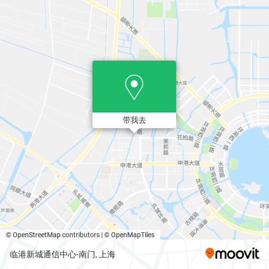 临港新城通信中心-南门地图