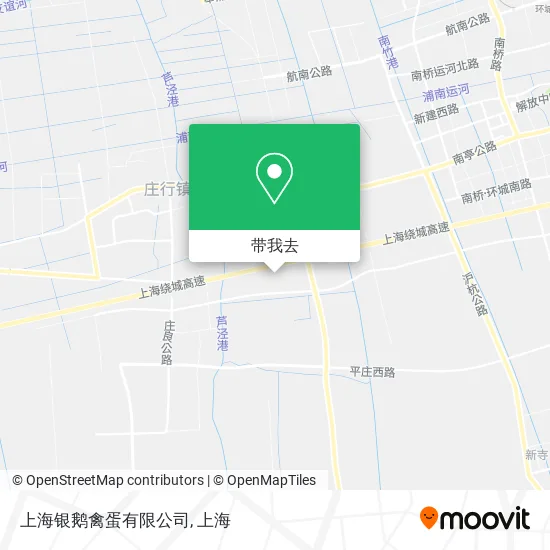 上海银鹅禽蛋有限公司地图
