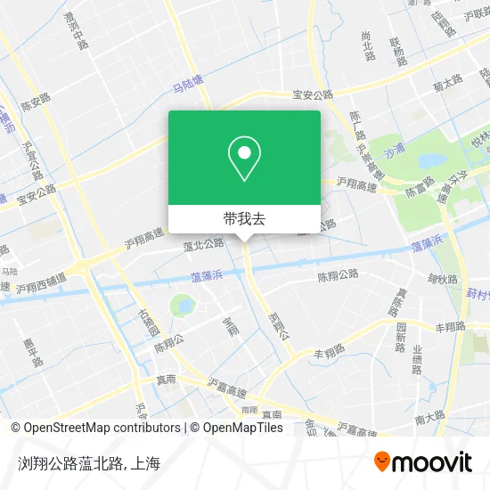 浏翔公路蕰北路地图