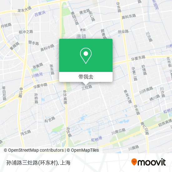 孙浦路三灶路(环东村)地图