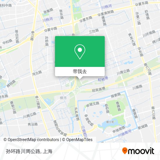 孙环路川周公路地图