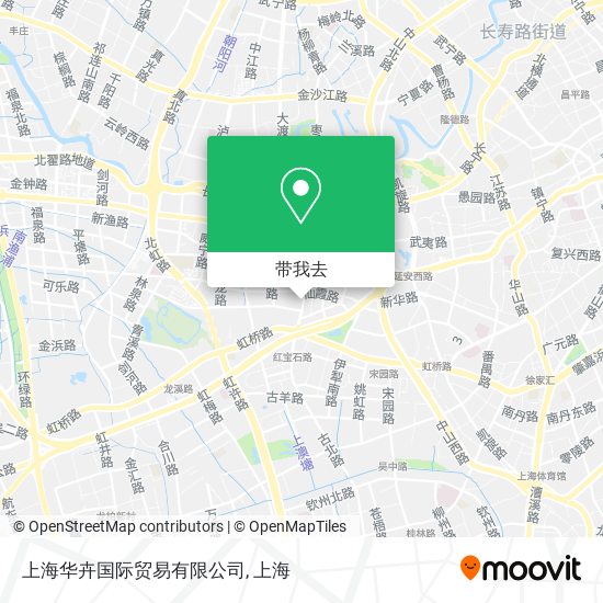上海华卉国际贸易有限公司地图