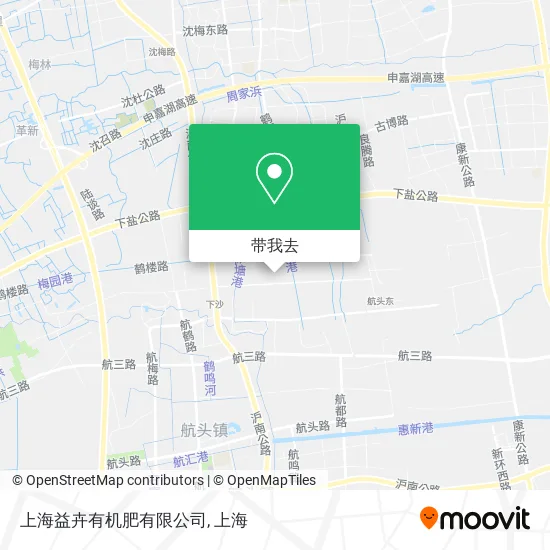 上海益卉有机肥有限公司地图
