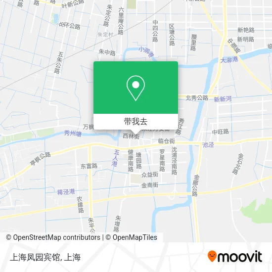 上海凤园宾馆地图