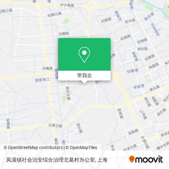 凤溪镇社会治安综合治理北葛村办公室地图