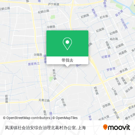 凤溪镇社会治安综合治理北葛村办公室地图