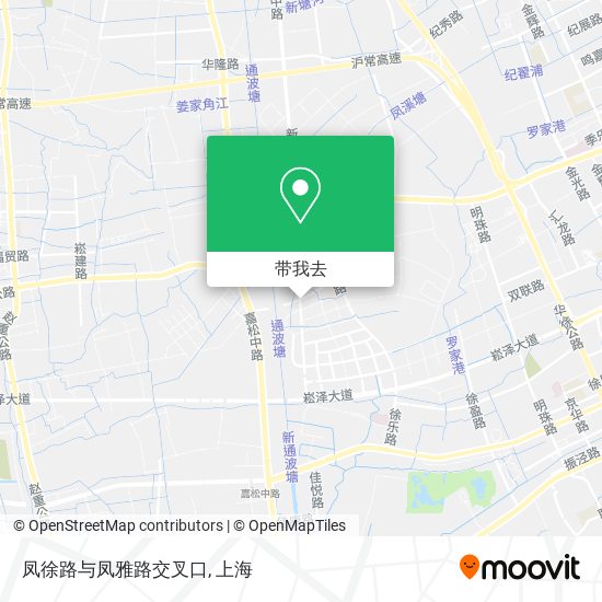 凤徐路与凤雅路交叉口地图