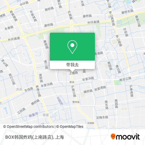 BOX韩国炸鸡(上南路店)地图