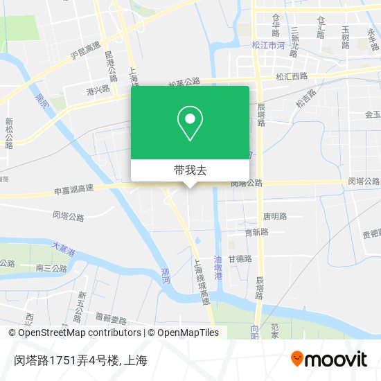 闵塔路1751弄4号楼地图