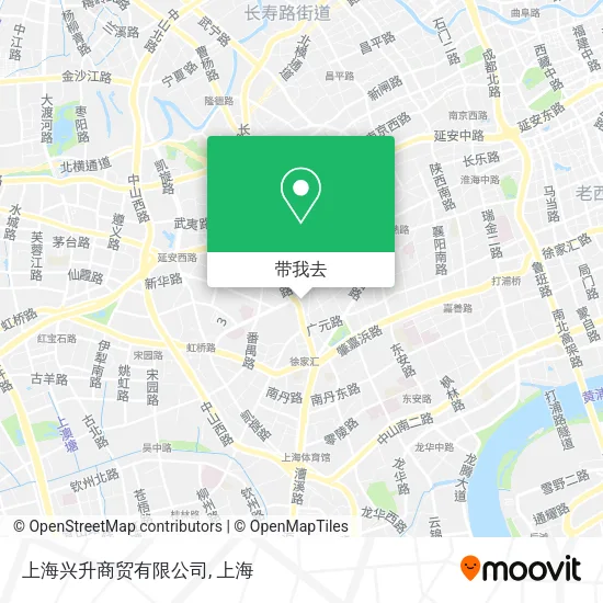 上海兴升商贸有限公司地图
