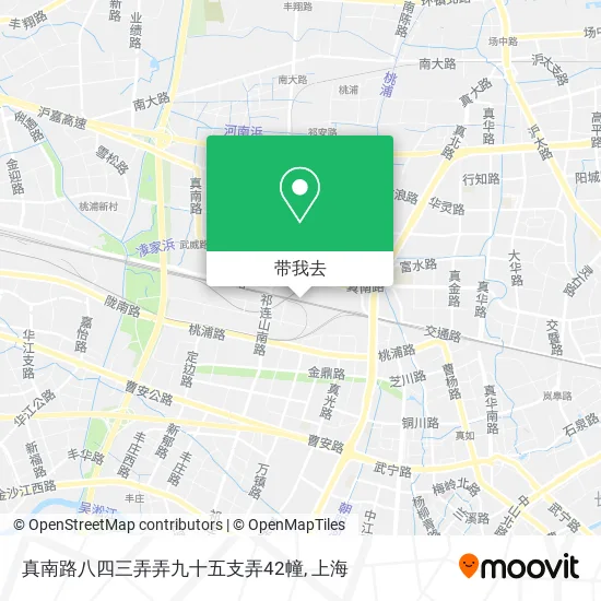 真南路八四三弄弄九十五支弄42幢地图