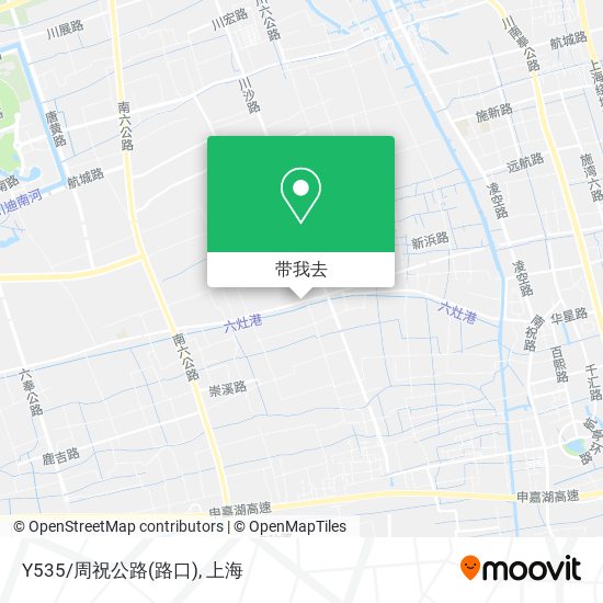 Y535/周祝公路(路口)地图