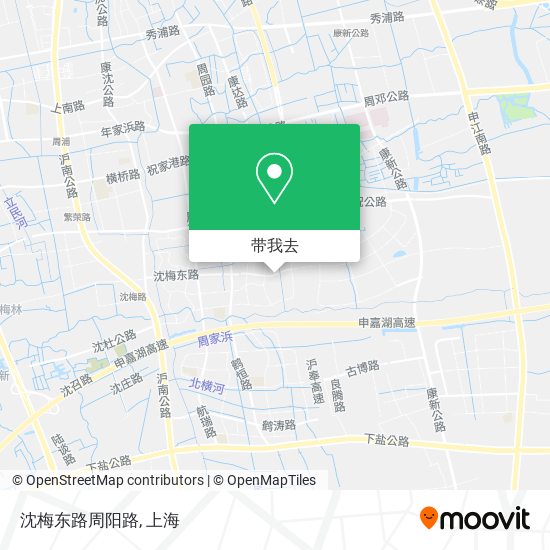 沈梅东路周阳路地图