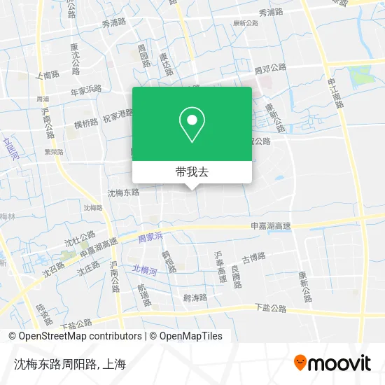 沈梅东路周阳路地图