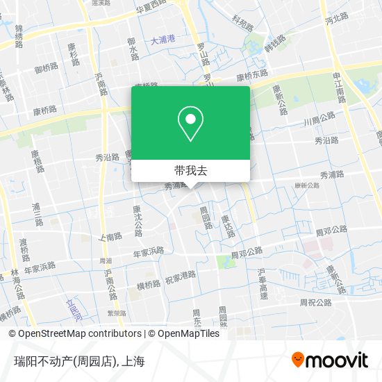 瑞阳不动产(周园店)地图